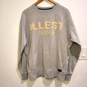 illest Grey Pullover sweater